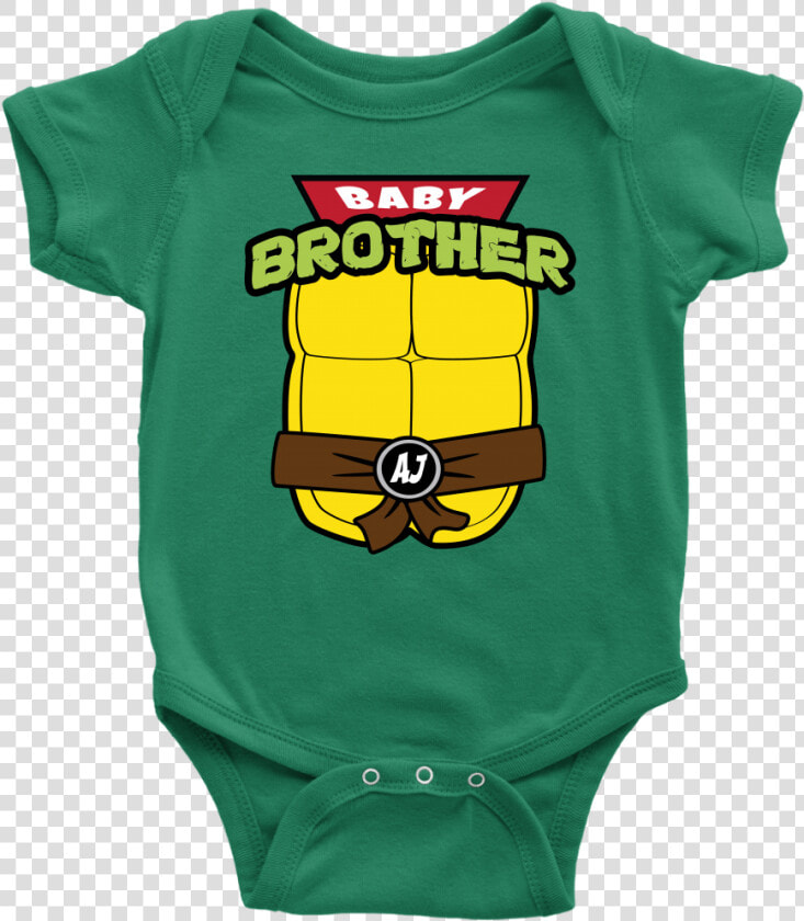 Custom Baby Brother Ninja Turtle Bodysuit   Love My Grampy Onesie  HD Png DownloadTransparent PNG