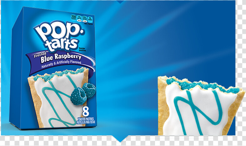 Kellogg S Blue Raspberry Pop Tarts   Pop Tarts Best Flavors  HD Png DownloadTransparent PNG