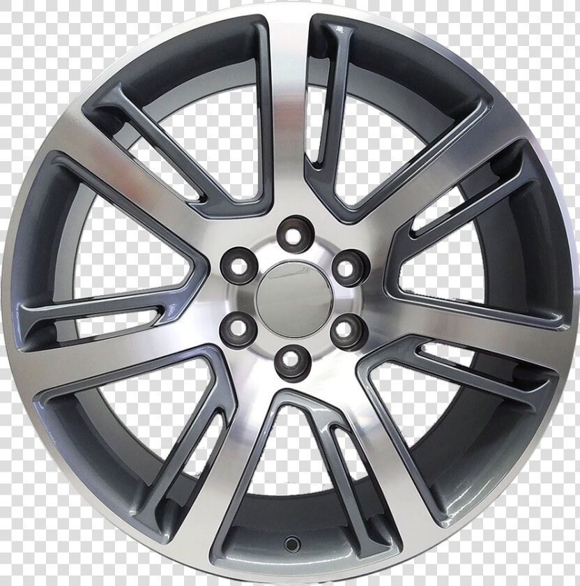 Cadillac Escalade Style  Gunmetal With Machined Face  HD Png DownloadTransparent PNG