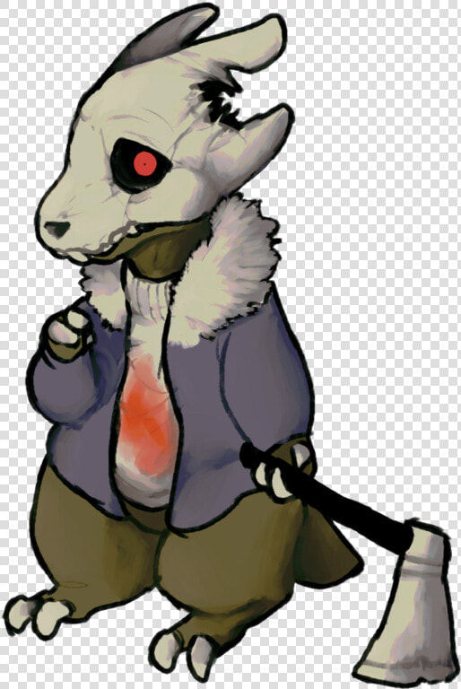 Cubone Sans But Horrortale   Cartoon  HD Png DownloadTransparent PNG