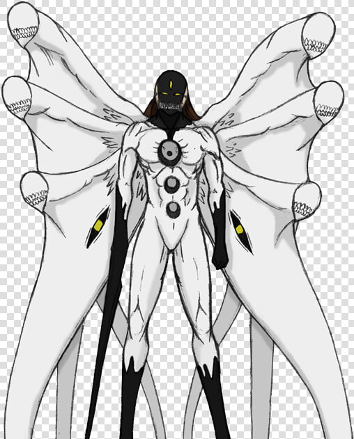 Aizen Fourth Form By Arrancarfighter   Aizen Form  HD Png DownloadTransparent PNG