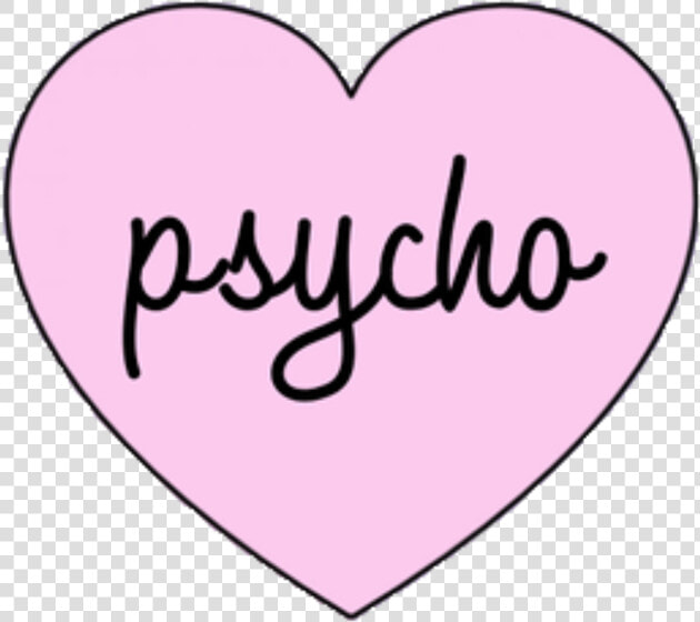  sticker  pink  heart  psycho  love  tumblr  freetoedit   Pink Spacers For Instagram  HD Png DownloadTransparent PNG