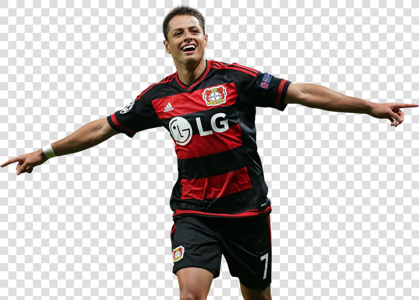 Transparent Ronaldo Png   Javier Hernandez Png Leverkusen  Png DownloadTransparent PNG