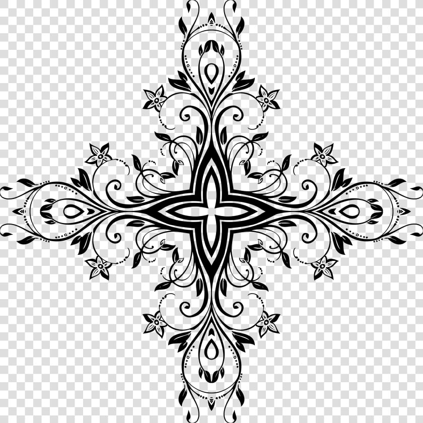 Rugged Cross Clipart Images   Cross Ornament  HD Png DownloadTransparent PNG