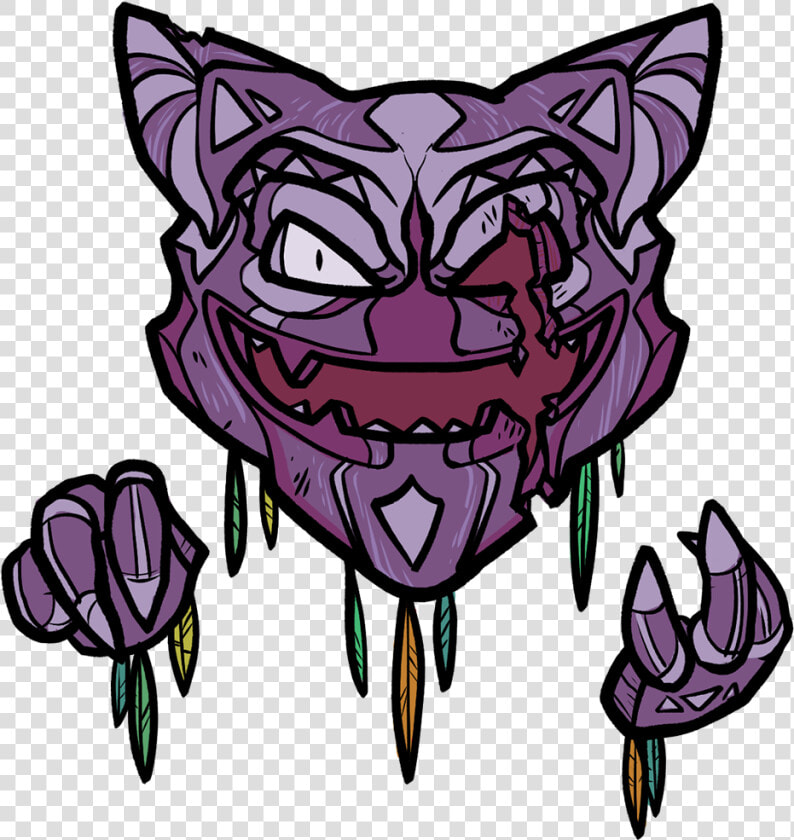 Two Different Evolutionary Lines For Gastly  Haunter   Gastly Haunter Gengar Cute  HD Png DownloadTransparent PNG