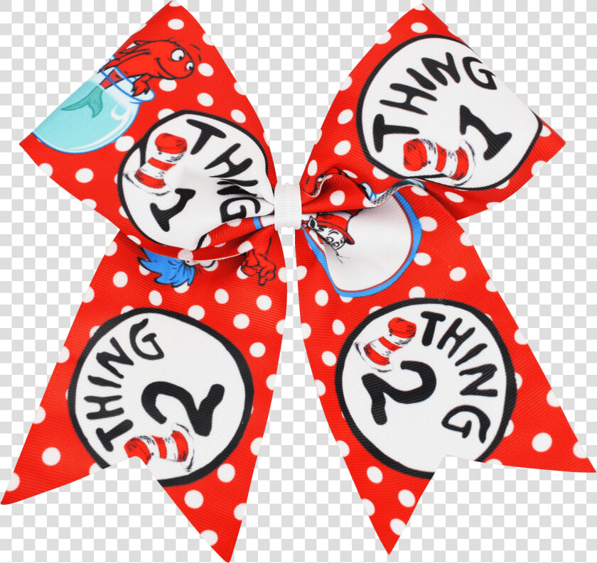 Home   Accessories   Bows  amp  Headwear   Patterned Bows   Thing 1 And Thing 2  HD Png DownloadTransparent PNG