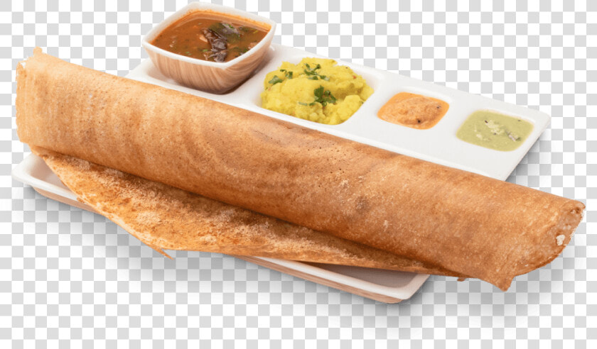 Gun Powder Masala Dosa   Roast Garlic Dosa  HD Png DownloadTransparent PNG