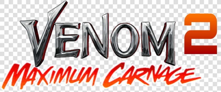  venom  carnage Venom 2 Maximum Carnage Logo   Orange  HD Png DownloadTransparent PNG