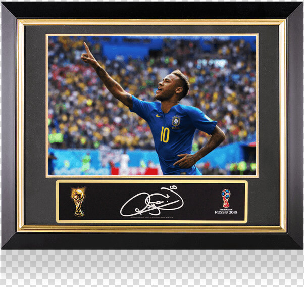 Neymar Jr Official Fifa World Cup™ Signed Plaque And   Neymar  HD Png DownloadTransparent PNG