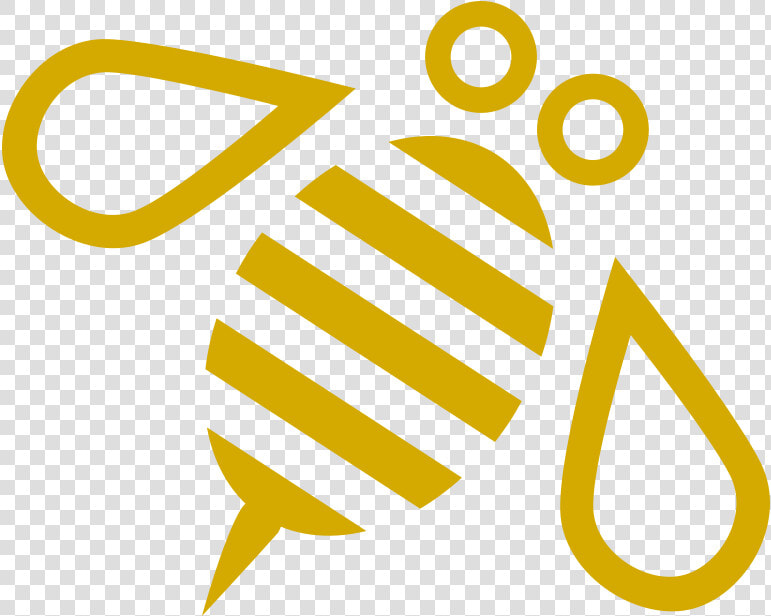 Minimal Bee Or Bumblebee   Vector Bee Png  Transparent PngTransparent PNG