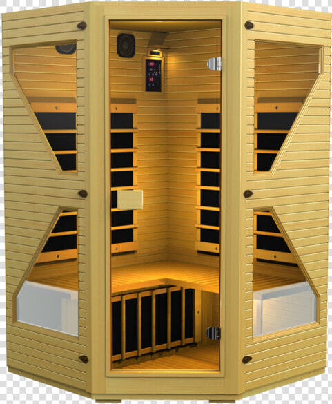 Buy Jnh Commercial Corner Carbon Far Infrared Sauna   Plywood  HD Png DownloadTransparent PNG