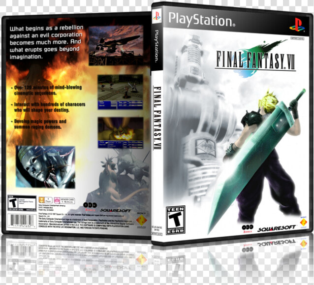 Final Fantasy Vii Box Art Cover   Final Fantasy Vii Remake Cover  HD Png DownloadTransparent PNG