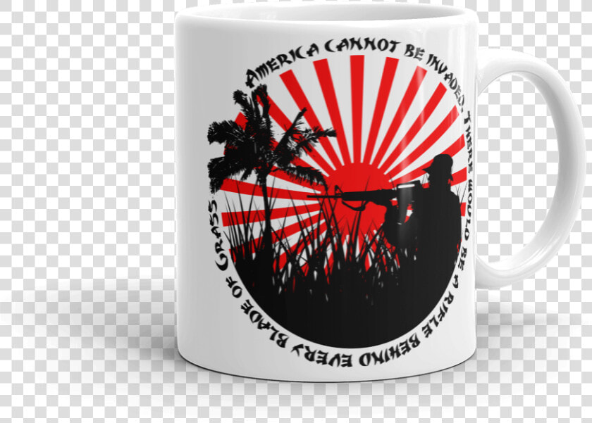 Rifle Behind Every Blade Of Grass   Coffee Cup  HD Png DownloadTransparent PNG