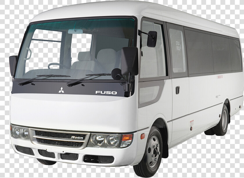 Mini Bus Png   Mitsubishi Fuso Rosa Bus  Transparent PngTransparent PNG