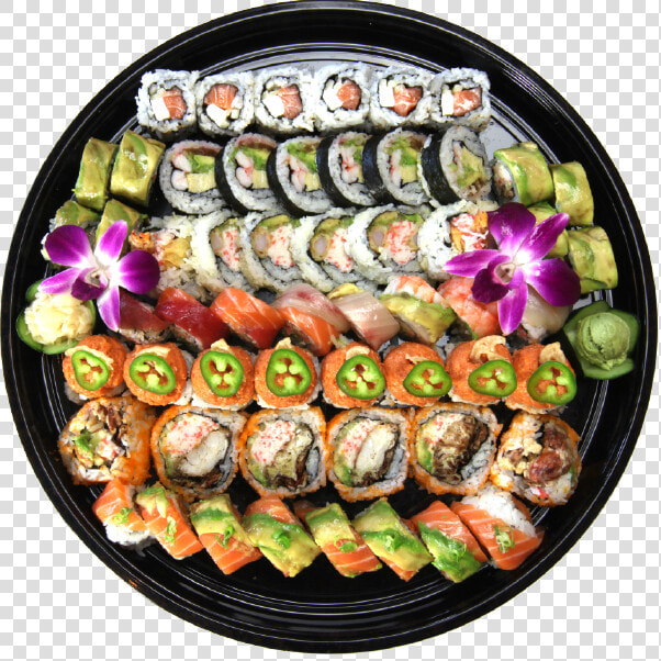 Sushi Platter Png   Sushi Tray In Png  Transparent PngTransparent PNG