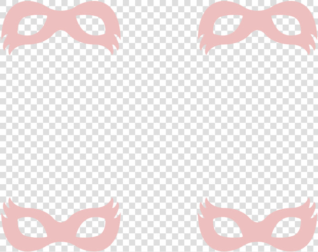 Girly Superhero Masks In Dusty Pink Wallpaper  HD Png DownloadTransparent PNG