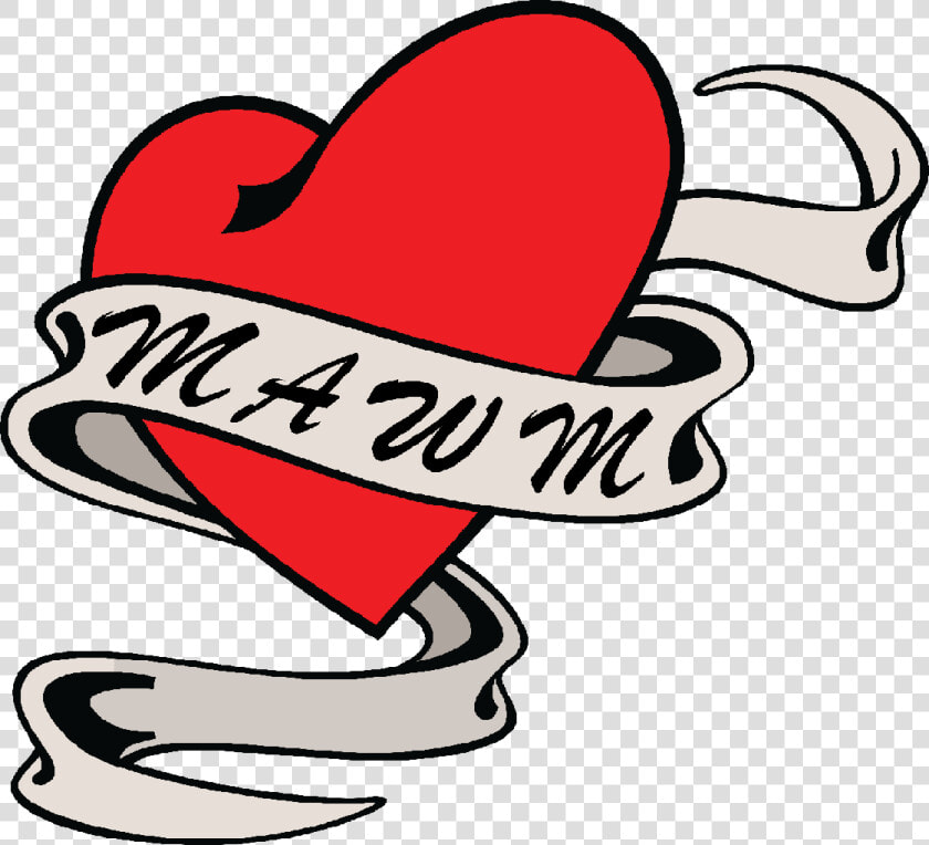 Heart Ribbon Tattoo Designs Clipart   Png Download   Love Heart With Ribbon  Transparent PngTransparent PNG