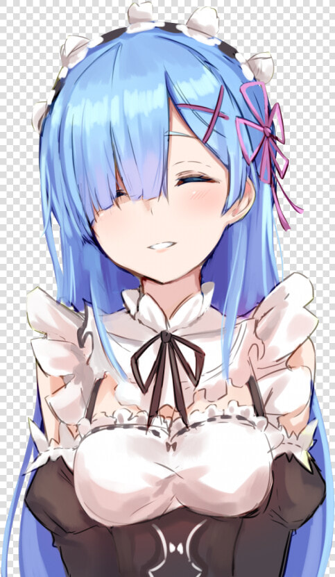  rem  re Zero  re   Rem Re Zero Long Hair  HD Png DownloadTransparent PNG