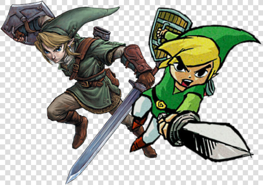 The Legend Of Zelda Images Link And Toon Link Hd Wallpaper   Legend Of Zelda Link Png  Transparent PngTransparent PNG