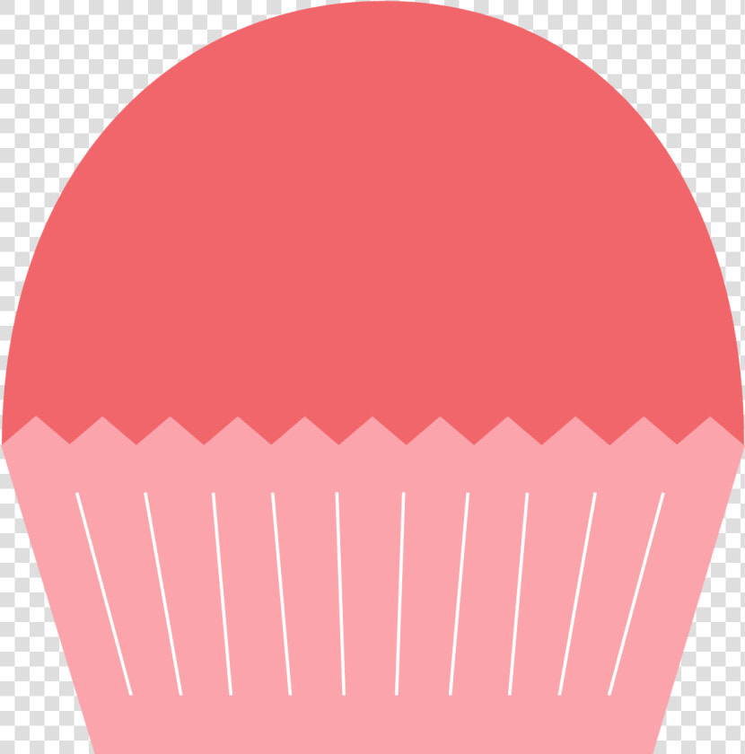 Pink Grapefruit Cupcake Clipart   Cupcake Without Icing Clipart  HD Png DownloadTransparent PNG