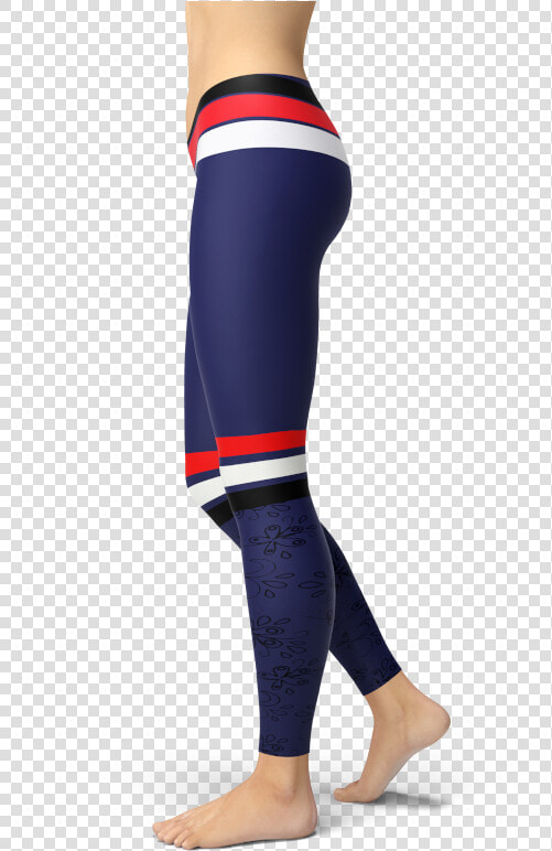 Blue Red White And Black Stripe Leggings Yoga Gym And   Game Of Theones Dragon Leggings  HD Png DownloadTransparent PNG