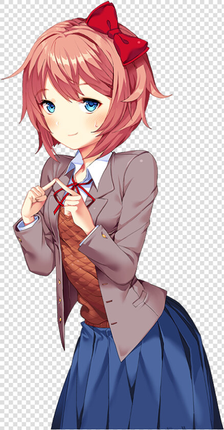 Sayori Ddlc Sprites  HD Png DownloadTransparent PNG