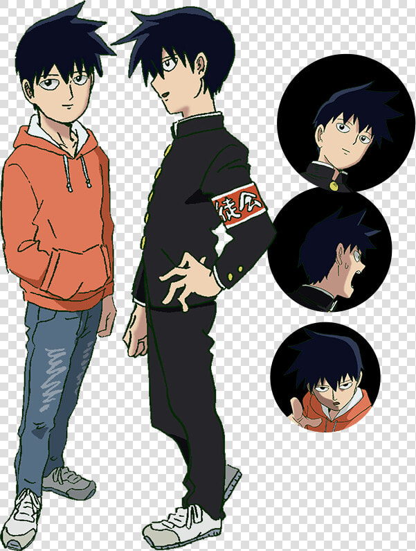 Anime  Kameda Yoshimichi  Bones   Mob Psycho 100  Kageyama   Mob Psycho 100 Character Sheets  HD Png DownloadTransparent PNG