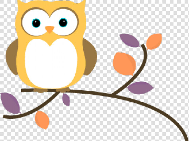 Free Cute Owl Clipart   Owl On A Branch Clip Art  HD Png DownloadTransparent PNG