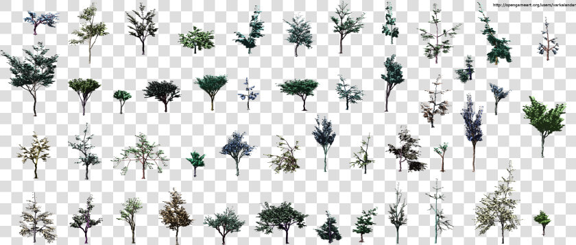 Sideview Small Trees  HD Png DownloadTransparent PNG