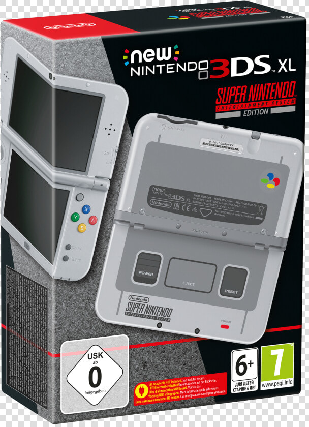 Nintendo 3 Ds Xl Super Nintendo Edition  HD Png DownloadTransparent PNG