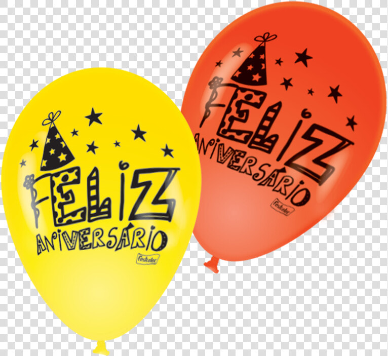 Balão Feliz Aniversário   Feliz Aniversário Com Baloes  HD Png DownloadTransparent PNG