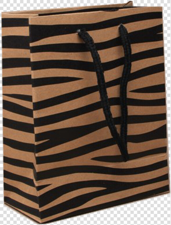 Printed Zebra Print Gift Bag   Shoulder Bag  HD Png DownloadTransparent PNG