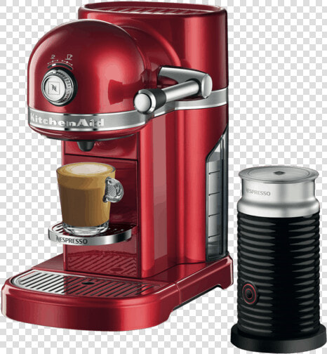 Nespresso Red Coffee Machine  HD Png DownloadTransparent PNG