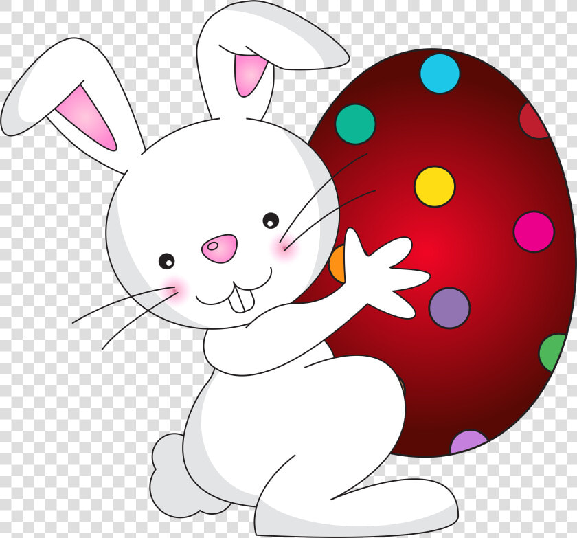 White Easter Bunny Transparent Png Clip Art Image   Transparent Easter Bunny Clipart  Png DownloadTransparent PNG