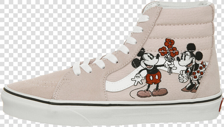 Vans Sk8 Hi Disney Mickey And Minnie Pink   Cartoon  HD Png DownloadTransparent PNG