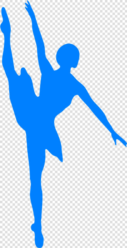 Dancer Transparent Blue   Ballet Dancer Silhouette  HD Png DownloadTransparent PNG