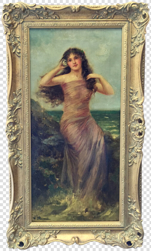 Very Large Framed Reproduction Oil Painting   Picture Frame  HD Png DownloadTransparent PNG