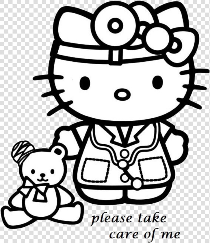  aesthetic  aesthetics  alternative  edgy  tumblr  grunge   Hello Kitty Doctor Cartoon  HD Png DownloadTransparent PNG