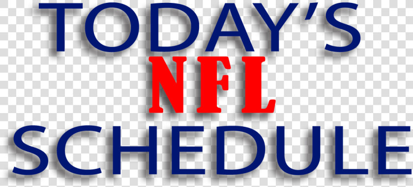 Nfl Schedule For Today  Todays Nfl Games  Nfl Week   Majorelle Blue  HD Png DownloadTransparent PNG