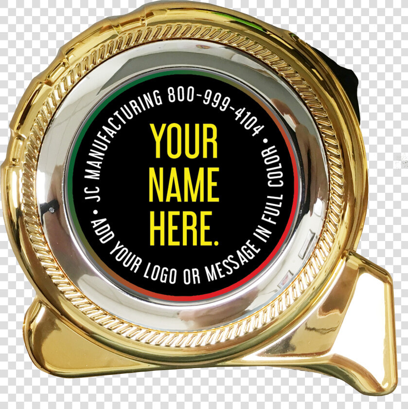 Special Occasion Gold Case Tape Measure   Measure Tape Trophy  HD Png DownloadTransparent PNG