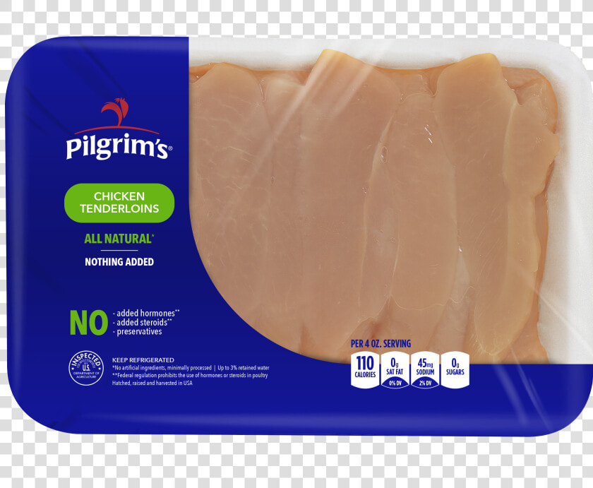 Chicken Breast Tenders   Chicken Breast Tenderloin Pilgrim  HD Png DownloadTransparent PNG