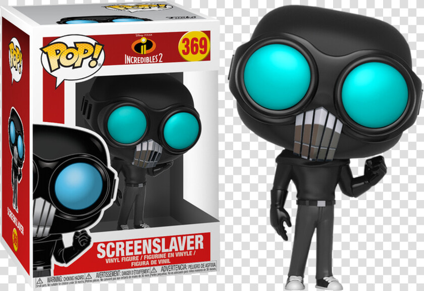 Screenslaver Pop Vinyl Figure   Incredibles Pop Vinyl  HD Png DownloadTransparent PNG