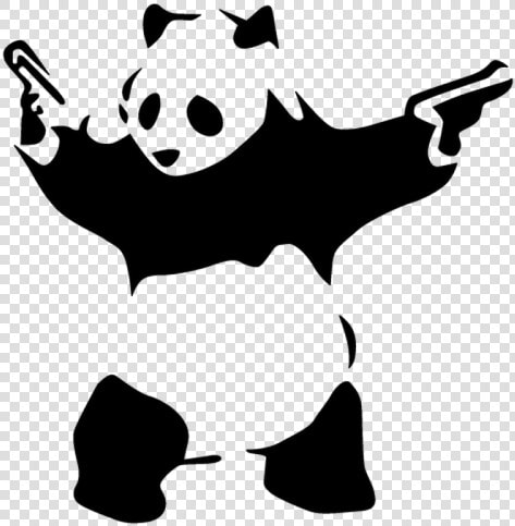 Banksy Panda  HD Png DownloadTransparent PNG