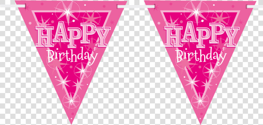 Pink Sparkle Bunting   Triangle  HD Png DownloadTransparent PNG