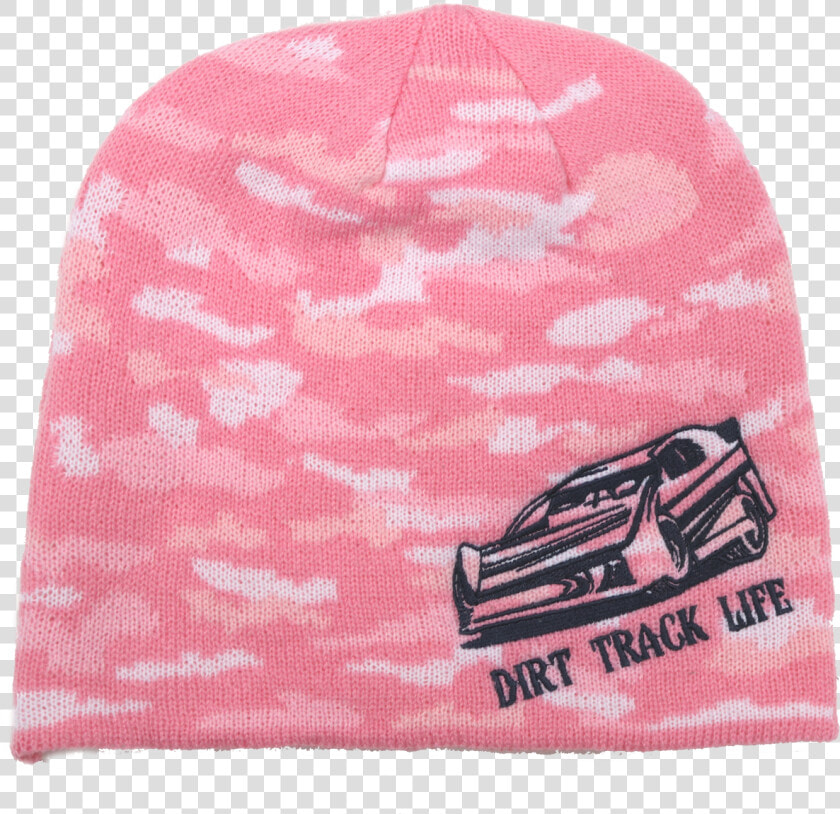 Pink Camo Dirt Track Life Beanie    choose Sprint Car    Beanie  HD Png DownloadTransparent PNG