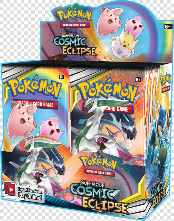 Pokemon Sun  amp  Moon   Cosmic Eclipse Booster Box  HD Png DownloadTransparent PNG