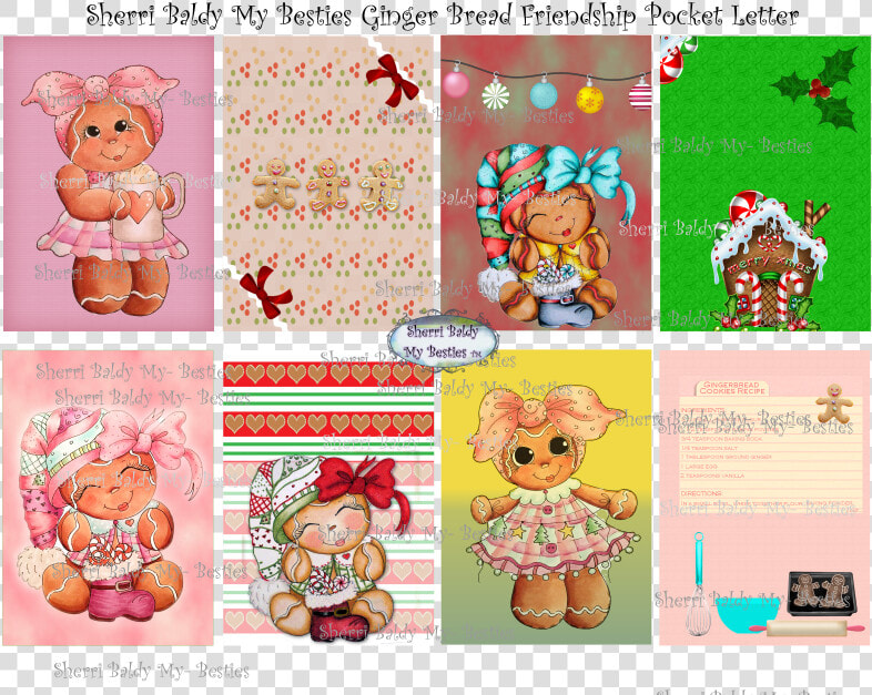 Ginger Bread Besties   Cartoon  HD Png DownloadTransparent PNG