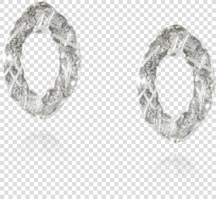 Small Silver Metallic Earrings 570x570  HD Png DownloadTransparent PNG