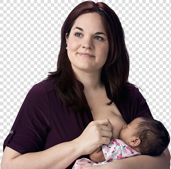 Image Of A Mom Breastfeeding Her Baby   Mother  HD Png DownloadTransparent PNG