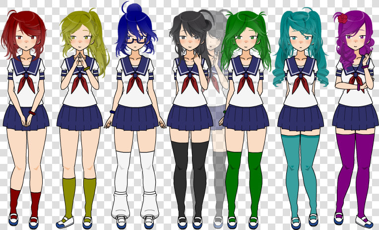 Yandere Simulator Pictures Of Students   Png Download   Student Council Member Yandere Sim  Transparent PngTransparent PNG